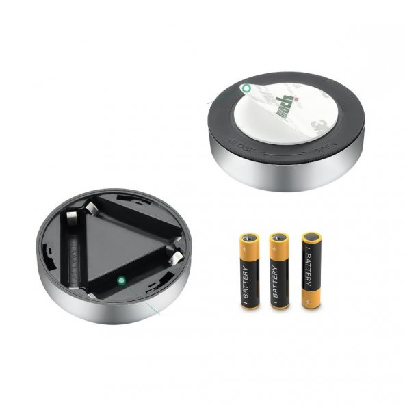 Dokunmatik Led Spot Lamba Kablosuz Banyo İçi Tavan - 5