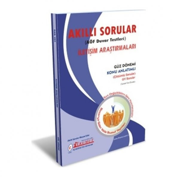 AÖF ilkumut yayınları iletişim araştırmaları güncel konu anlatımlı soru bankası