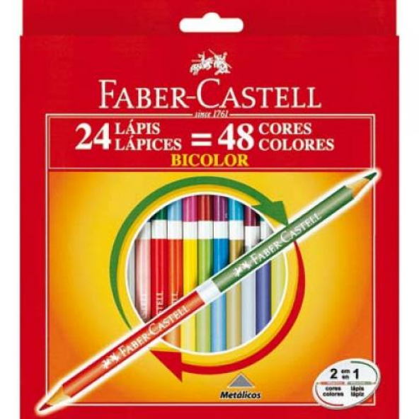 Faber Castell Bicolor Boya Kalemi 48 Renk