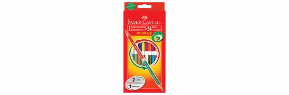 Faber-Castell Bicolor Boya Kalemi 24 Renk