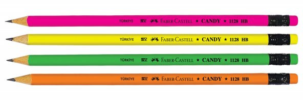 Faber-Castell Candy Silgili Kurşunkalem-12li