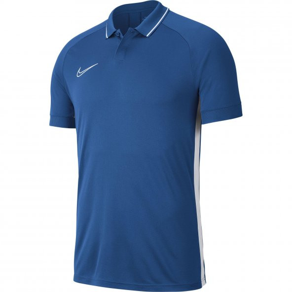 Nike Acadmy Milli Takım Baskılı Polo Tişört BQ1496 Mat Mavi