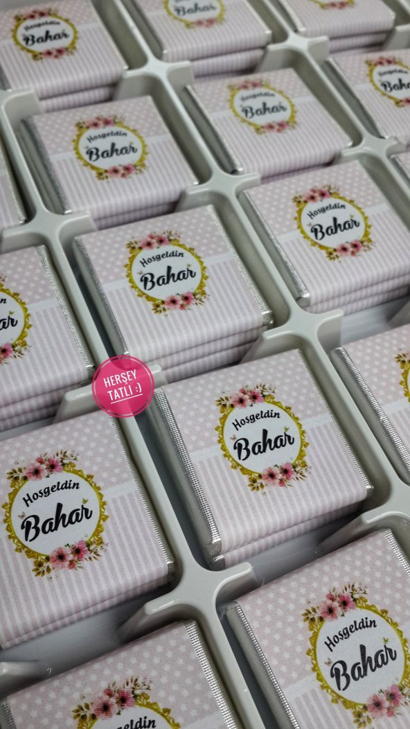 Melodi İsimli Bebek Çikolatası 64 Adet - 7
