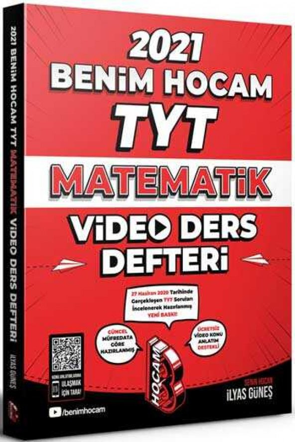 Benim Hocam Yayınları 2021 TYT Matematik Video Ders Defteri