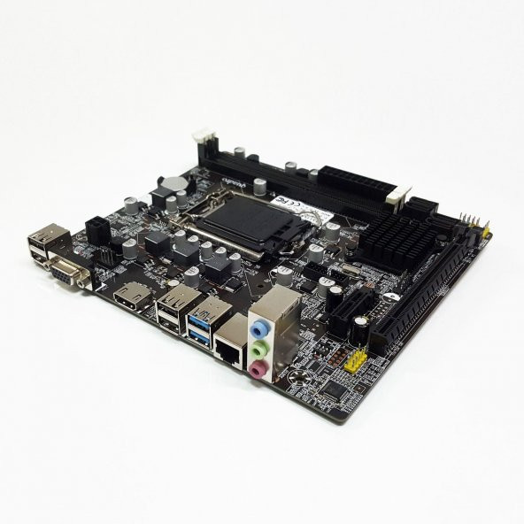 QUADRO Intel H61 Soket LGA1155 DDR3 1600 Mhz VGA HDMI Anakart H61-B75U3