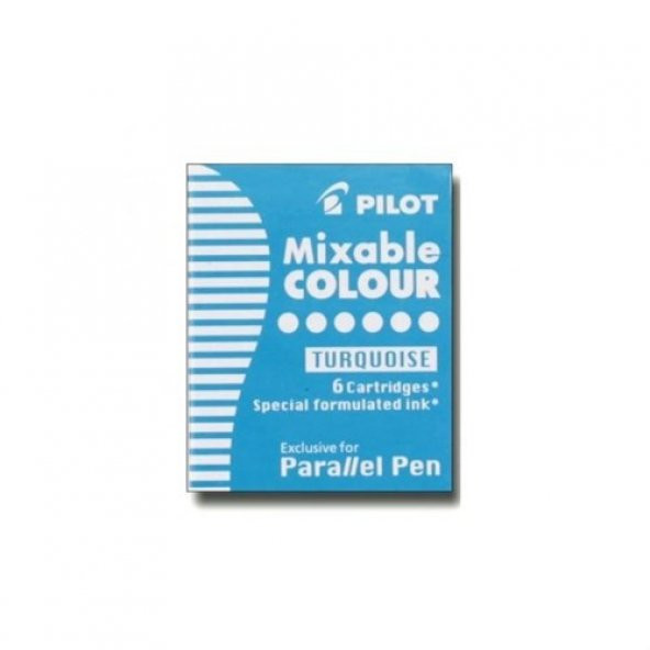 Pilot Parallel Pen Kartuşu 6lı - Açık Mavi