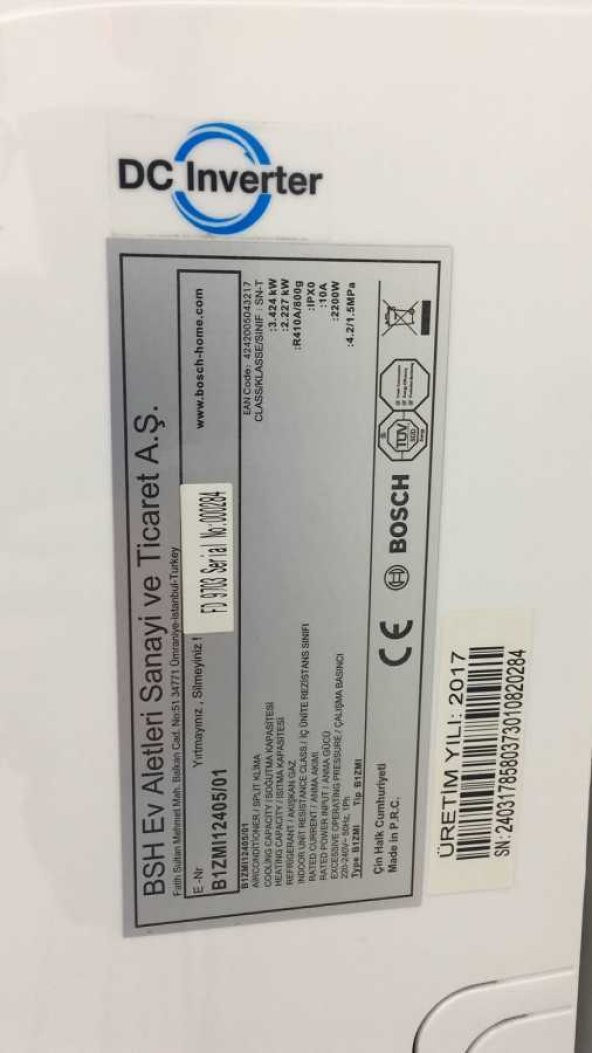 Bosch (Montaj Dahil) DC 18000 Btu A++ Inverter Klima - 3