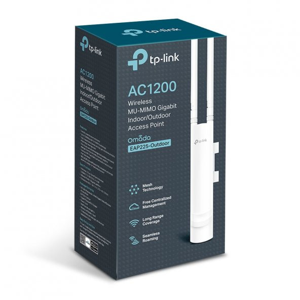 TP-LINK EAP225 AC1200 1PORT POE OUTDOOR ACCESS POINT - 4