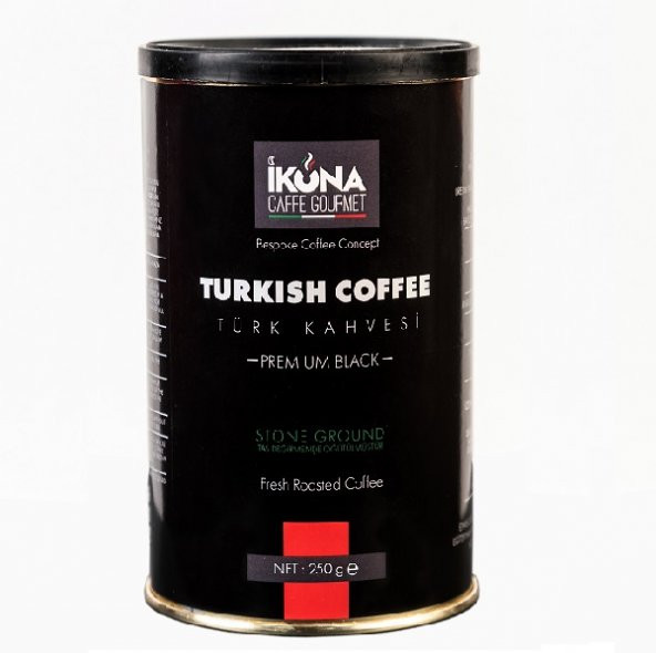 Ikona Caffe Gourmet Türk Kahvesi Premium Black 250g
