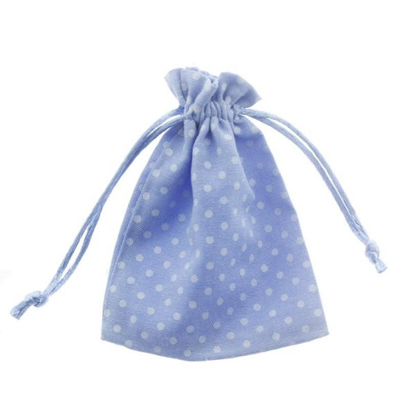 12 Adet 10x12,5cm Puanlı Kumaş Kese - 2