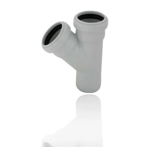 50x50 & 50*50 Pvc Pis su Boru Y Çatal Tek Çatal