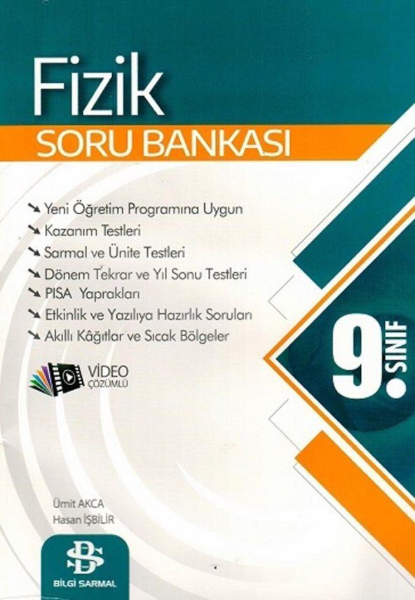 Bilgi Sarmal Yayınları 9. Sınıf Fizik Soru Bankası Yeni 2020