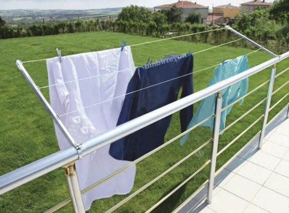 Balkon Çamaşır Kurutma Askılığı Yuvarlak PKS06