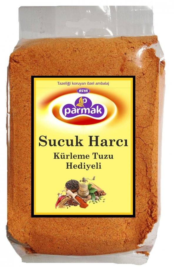 Sucuk harcı 250 gr + Kürleme tuzu 100 gr Parmak Baharat sucuk kombi