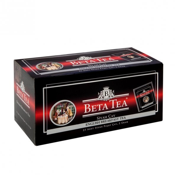 Beta English Breakfast Bardak Poşet 25 x 2 GR (Seylan Çayı - Ceylon Tea)