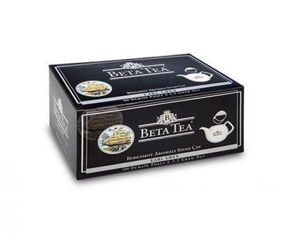 Beta Earl Grey Demlik Poşet 100 x 3,2 GR (Bergamot - Tomurcuk Çayı)