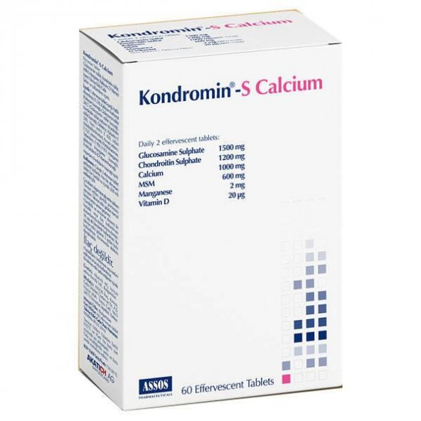 Assos Kondromin-S Calciıum Suda Eriyen 60 Tablet