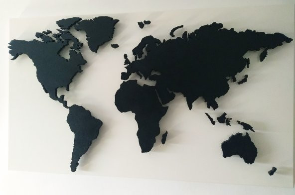 CREAFITTERS - Ahşap Dünya Haritası