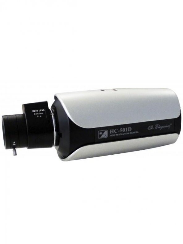 ELEGANCE HC-501D 650TVL Box Analog Güvenlik Kamerası