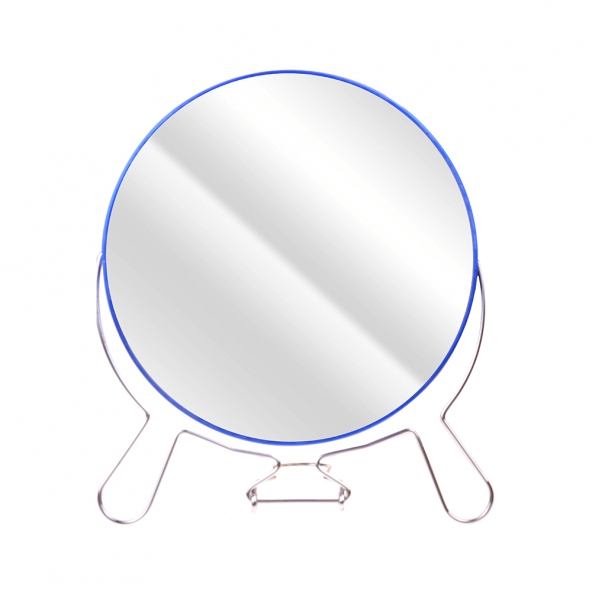 NEROX 19,5 CM MAVİ AYAKLI METAL AYNA NRX-2023 - 2