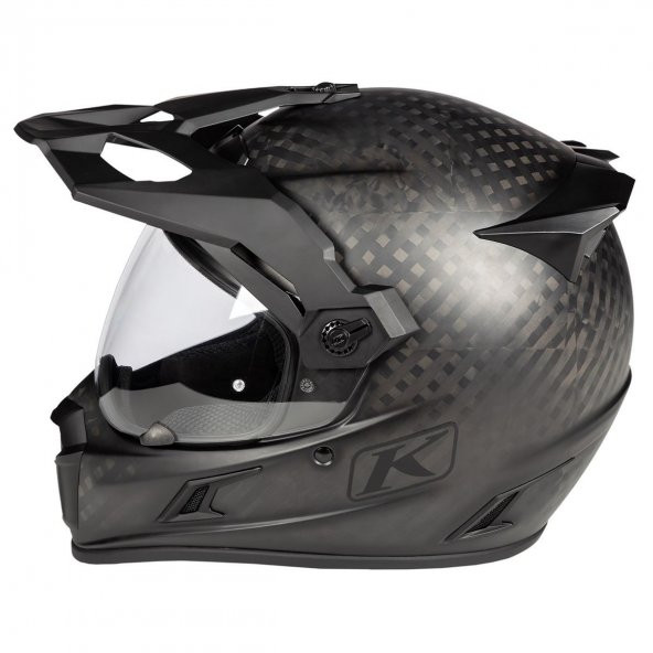Klim Krios Pro Karbon Adv Motosiklet Kaskı (Mat Siyah) - 3