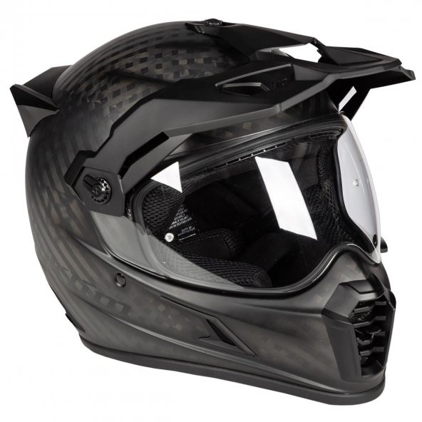 Klim Krios Pro Karbon Adv Motosiklet Kaskı (Mat Siyah) - 7