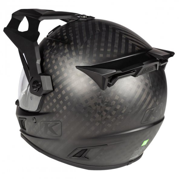Klim Krios Pro Karbon Adv Motosiklet Kaskı (Mat Siyah) - 8