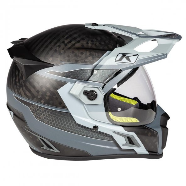 Klim Krios Pro Karbon Adv Motosiklet Kaskı (Arsenal Gri) - 4