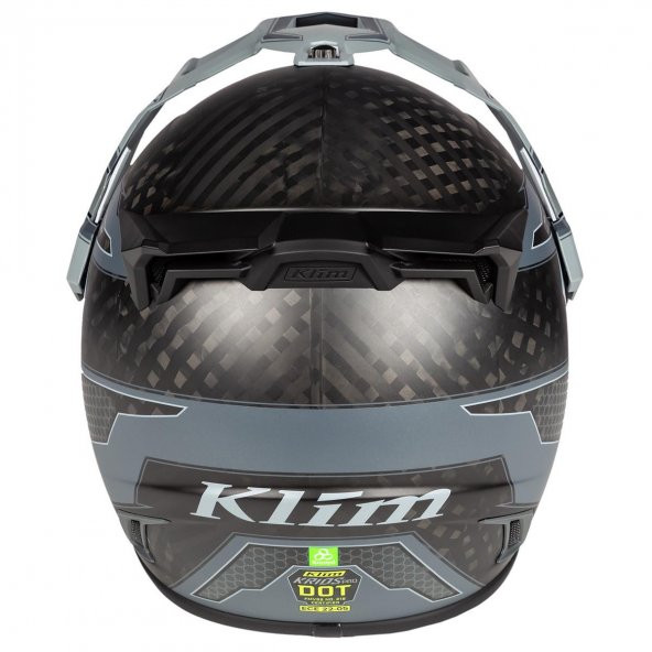 Klim Krios Pro Karbon Adv Motosiklet Kaskı (Arsenal Gri) - 6