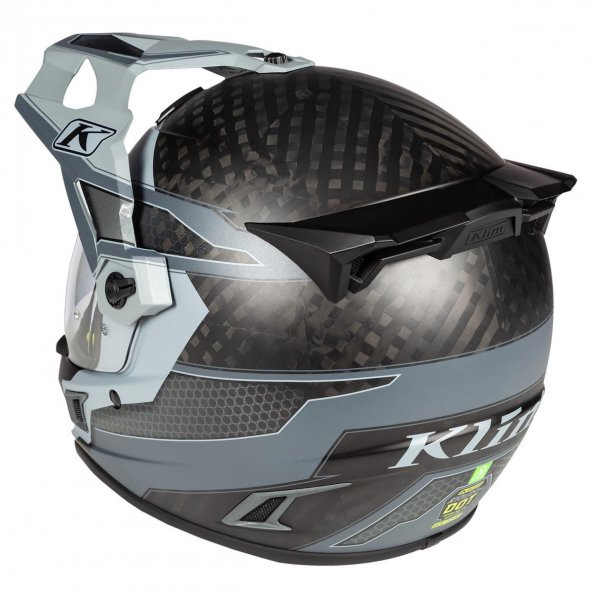 Klim Krios Pro Karbon Adv Motosiklet Kaskı (Arsenal Gri) - 8