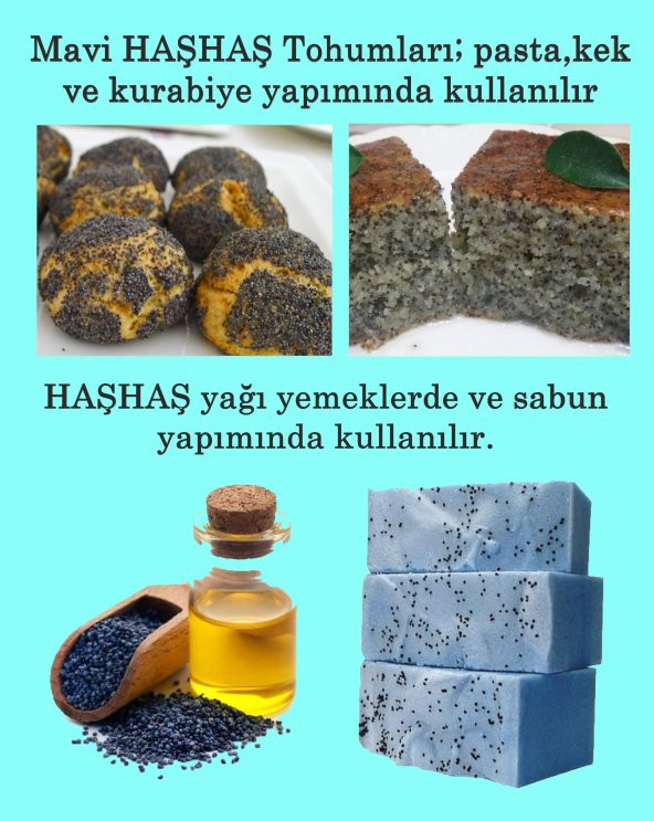 Mavi Haşhaş 1000 gr Parmak Baharat 1 kg - 2