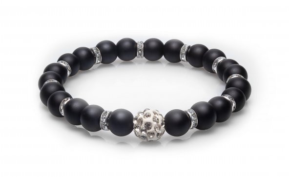 Alnis Atelier Mat Oniks Doğal Taş Tamtur Bayan Bileklik