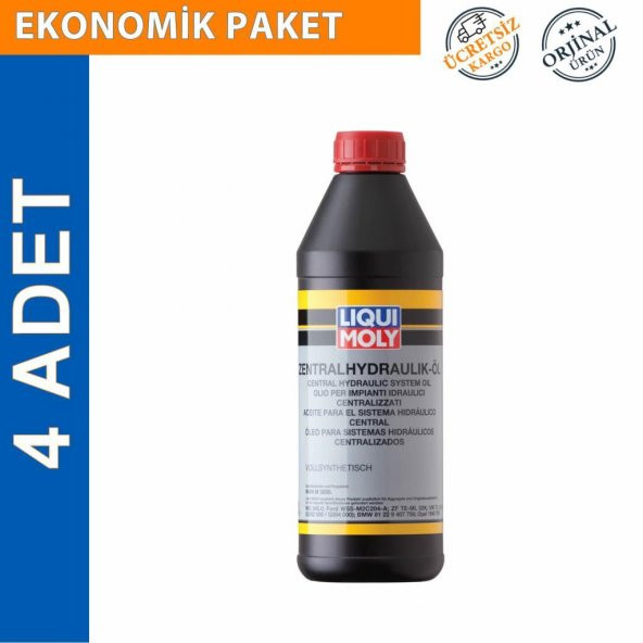 Liqui Moly Direksiyon ve Merkezi Sistem Hidrolik Yağı 1 Lt (4 Adet) (1127)