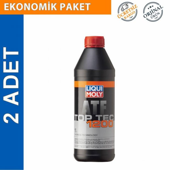 Liqui Moly Top Tec ATF 1200 Otomatik Şanzıman Yağı 1 Lt (2 Adet) (3681)