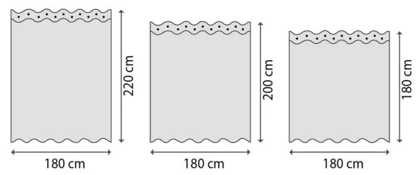 Baskılı Duş Perde Gece Gökyüzü Yıldız Desenli Mavi Mor - Resim 5