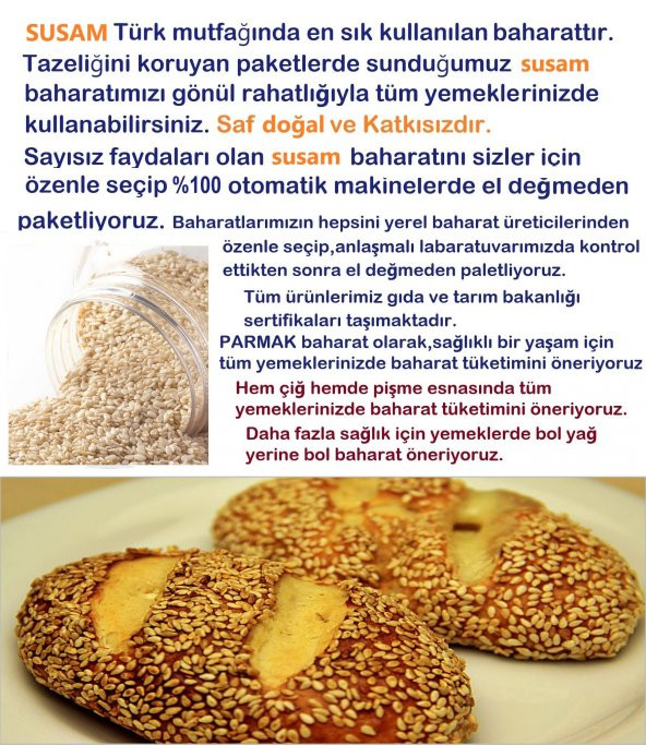 Parmak Baharat Susam 1000 GR - 1 kg - 2