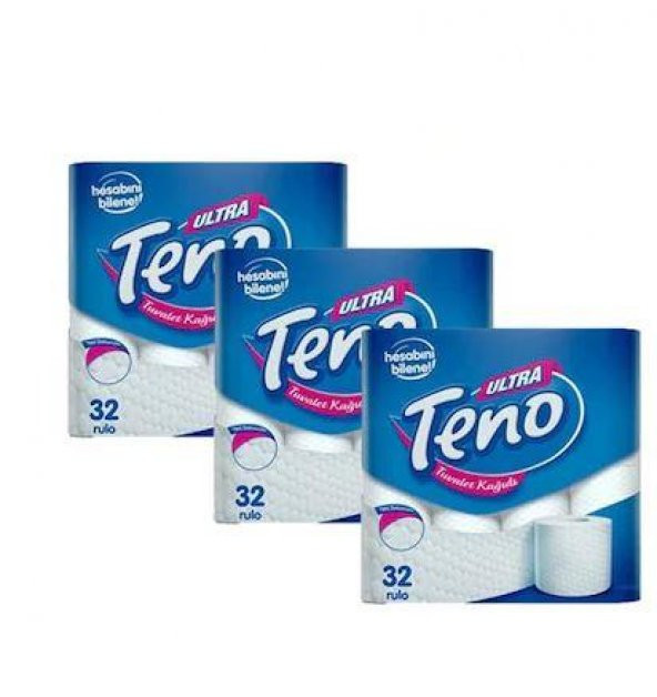 Teno 32 li Tuvalet Kağıdı 3 lü Koli
