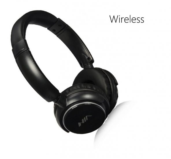 Nia Q1 Fm Radyolu Kablosuz bluetooth Kulaklık Extrabass Siyah - 3
