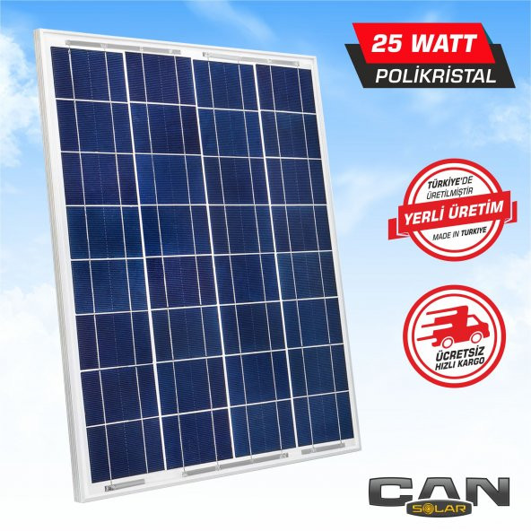 25 W Watt GÜNEŞ PANELİ SOLAR PANEL