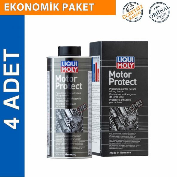 Liqui Moly Motor Protect 500 ML Sentetik Yağ Katkısı (4 Adet) (1018)