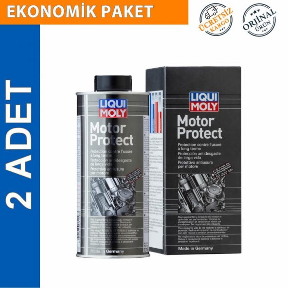 Liqui Moly Motor Protect 500 ML Sentetik Yağ Katkısı (2 Adet) (1018)