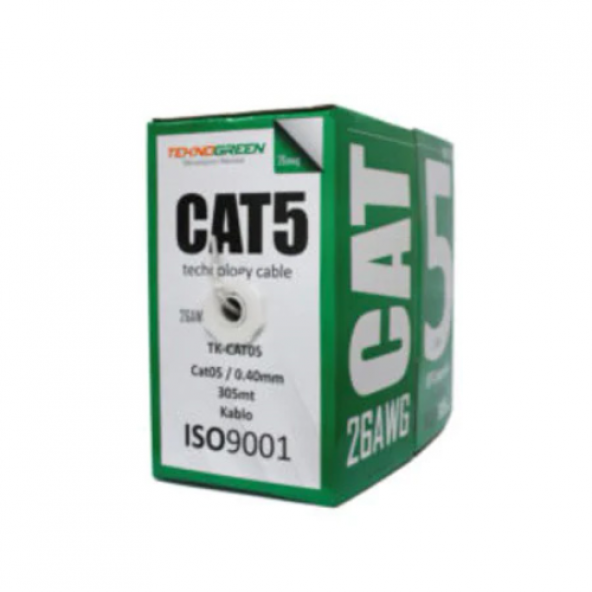 TEKNOGREEN TK-CAT05 305M CAT5 0.40MM CCA KABLO