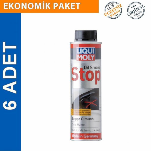 Liqui Moly Oil Smoke Stop Siyah Duman Önleyici 300 ML (6 Adet) (2122)