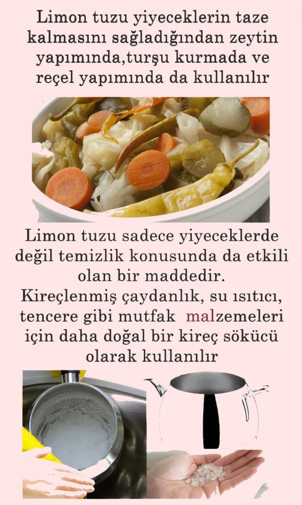 Limon tuzu Tane 1000 gr Parmak Baharat - 2
