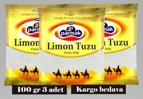 Limon Tuzu Tane 100 gr (3 adet) Parmak baharat
