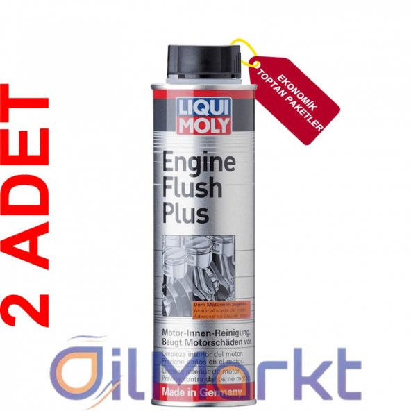 Liqui Moly Engine Flush Plus 300 ML Motor İçi Temizleyici (2 Adet) (2657)
