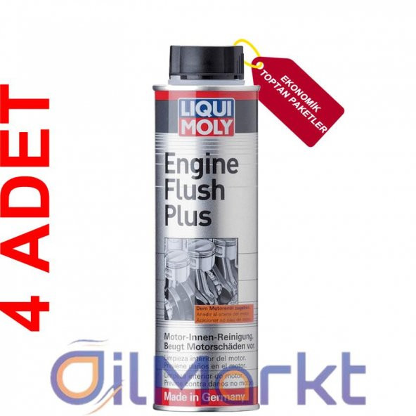 Liqui Moly Engine Flush Plus 300 ML Motor İçi Temizleyici (4 Adet) (2657)