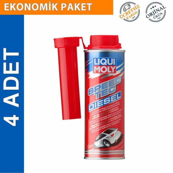 Liqui Moly Speed Tec Dizel Yakıt Katkısı 250 ML (4 Adet) (3722)