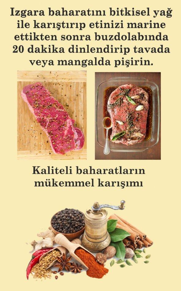 Izgara Harcı (Barbekü) 1000 gr Parmak baharat - 2