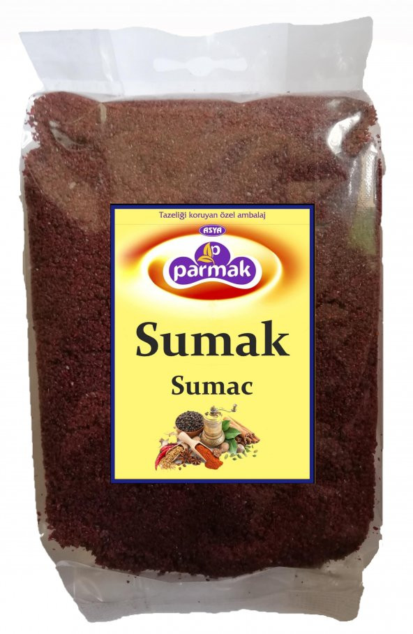 Sumak 1000 gr Parmak baharat 1 kg sumac